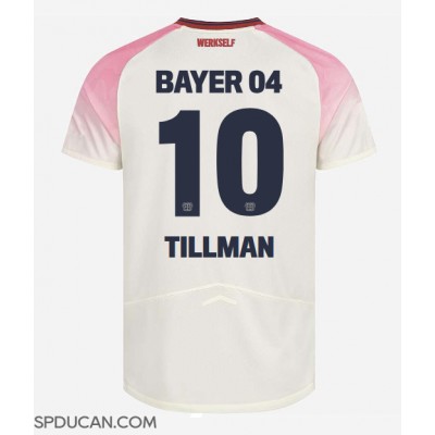 Muški Nogometni Dres Bayer Leverkusen Malik Tillman #10 Gostujuci 2025-26 Kratak Rukav Muški Nogometni Dres Bayer Leverkusen Malik Tillman #10 Gostujuci 2025-26 Kratak Rukav